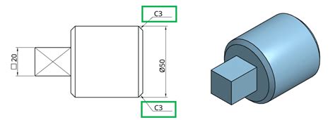 measure of thickness symbol|chamfer symbol in drawing.